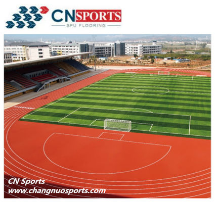 School Not Fade Rubber Running Track Shock Absorption Anti Spikes